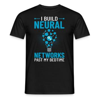 Maschinelles Lernen Künstliche Intelligenz AI - Männer T-Shirt - Schwarz - Vorne - AI Model Male 178 light (178cm)
