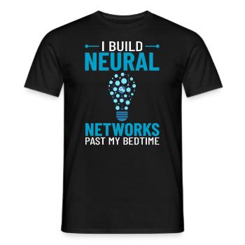 Maschinelles Lernen Künstliche Intelligenz AI - Männer T-Shirt - Schwarz - Vorne - AI Model Male 178 light (178cm)