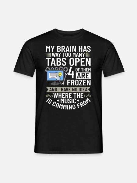 Software Development Software Developer Developer - Men's T-Shirt - black