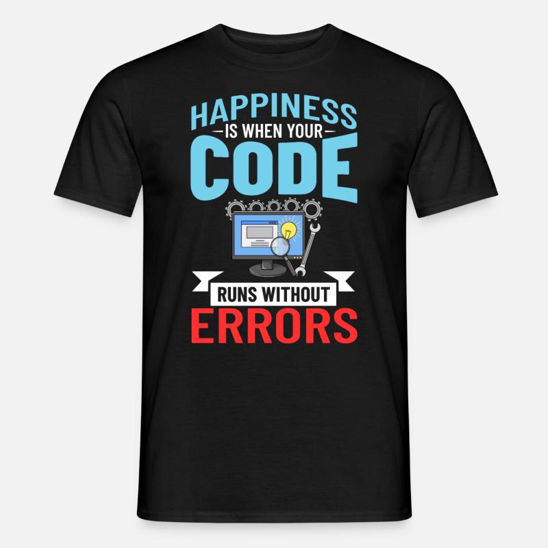 Software Entwicklung Softwareentwickler Entwickler - Männer T-Shirt - Schwarz