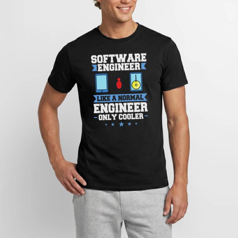 Software Engineering Softwaretechnik Ingenieur Männer T-Shirt