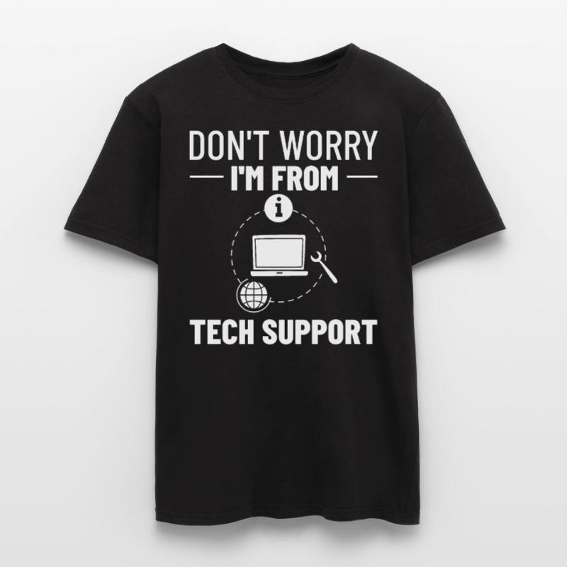 Support technique Assistance technique informatique Helpdesk T-shirt homme