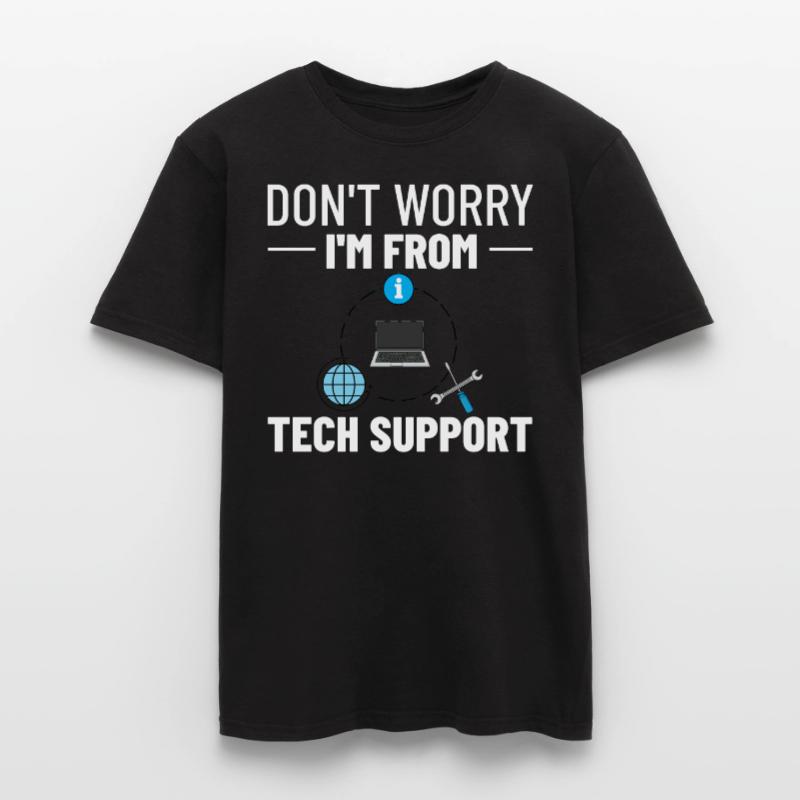 Tech Support IT Technical Assistance Helpdesk Men's T-shirt