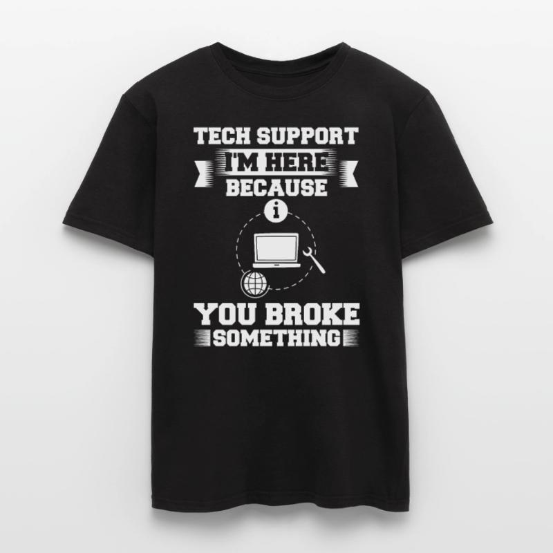 Tech Support IT Technical Assistance Helpdesk Men's T-shirt