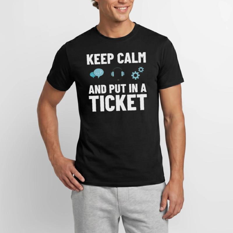 Tech Support IT Technical Assistance Helpdesk Men's T-shirt