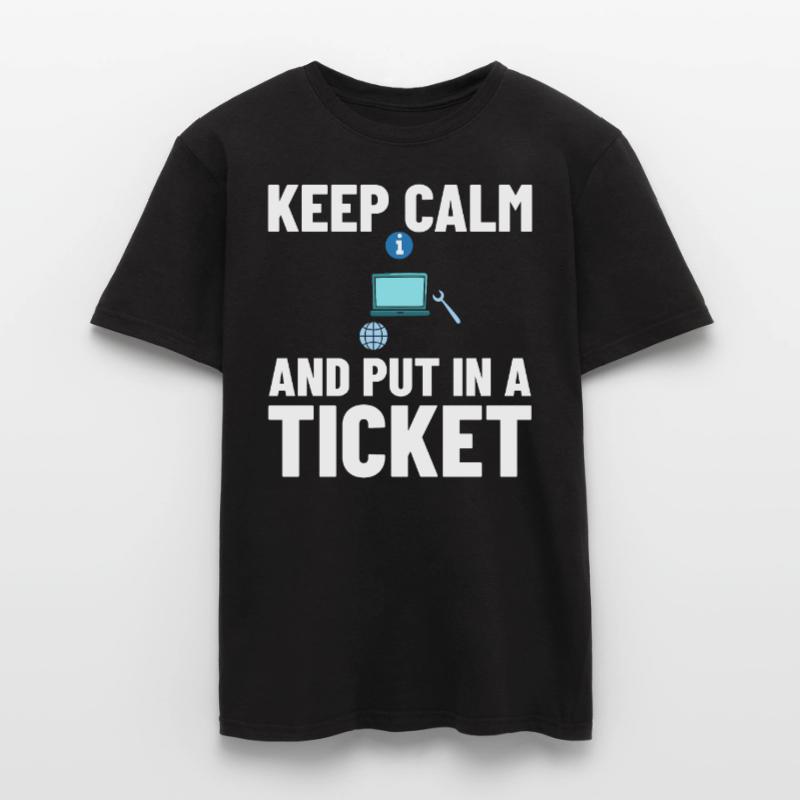 Support technique Assistance technique informatique Helpdesk T-shirt homme