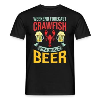 Crabs Cooking Pot Tails Crab Lobster - Men's T-Shirt - black - Front - AI Model Male 178 light (178cm)