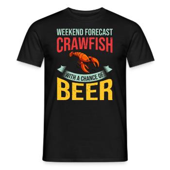 Krebse Kochen Topf Schwänze Krabben Hummer - Männer T-Shirt - Schwarz - Vorne - AI Model Male 178 light (178cm)