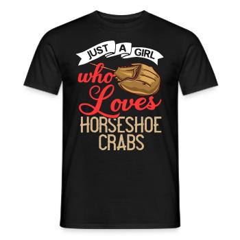 Horseshoe crab Horseshoe crab Moluccan crabs - Men's T-Shirt - black - Front - AI Model Male 178 light (178cm)