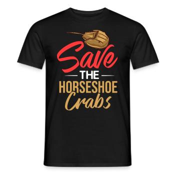 Horseshoe crab Horseshoe crab Moluccan crabs - Men's T-Shirt - black - Front - AI Model Male 178 light (178cm)