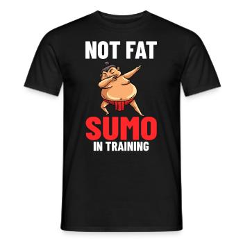 Sumo Ringen Ringkamp Ringersport Mawashi - Männer T-Shirt - Schwarz - Vorne - AI Model Male 178 light (178cm)