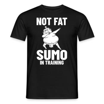 Sumo Ringen Ringkamp Ringersport Mawashi - Männer T-Shirt - Schwarz - Vorne - AI Model Male 178 light (178cm)