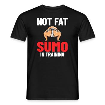 Sumo Ringen Ringkamp Ringersport Mawashi - Männer T-Shirt - Schwarz - Vorne - AI Model Male 178 light (178cm)