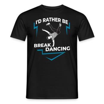 Breakdance Musik Breaking BBoy Bgirl - Männer T-Shirt - Schwarz - Vorne - AI Model Male 178 light (178cm)