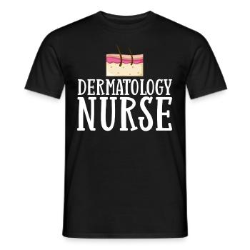Dermatology Skin Care Skin Medicine Disease - Men's T-Shirt - black - Front - AI Model Male 178 light (178cm)