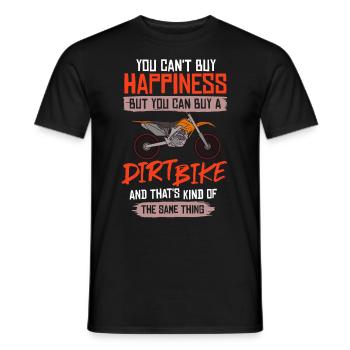 Dirt Bike Motocross Électrique Riding MX Rider - T-shirt homme - noir - Devant - AI Model Male 178 light (178cm)