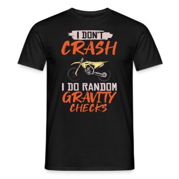 Dirt Bike Motocross Électrique Riding MX Rider - T-shirt homme - noir - Devant - AI Model Male 178 light (178cm)