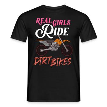 Dirt Bike Motocross Électrique Riding MX Rider - T-shirt homme - noir - Devant - AI Model Male 178 light (178cm)