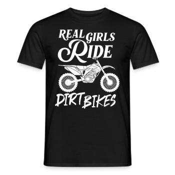 Dirt Bike Motocross Électrique Riding MX Rider - T-shirt homme - noir - Devant - AI Model Male 178 light (178cm)