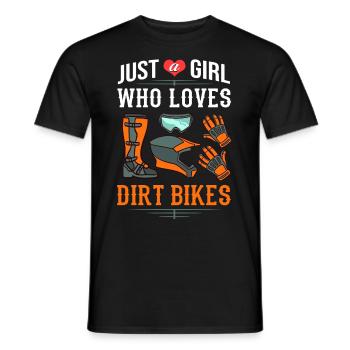 Dirt Bike Motocross Électrique Riding MX Rider - T-shirt homme - noir - Devant - AI Model Male 178 light (178cm)