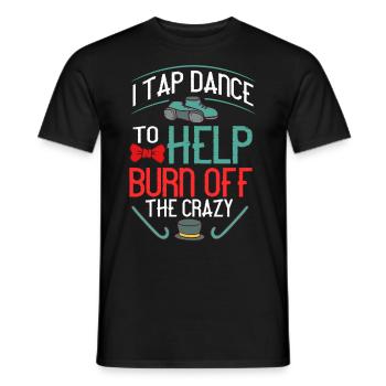 Stepptanz Anfänger Schuhe Musik lernen Tänzer - Männer T-Shirt - Schwarz - Vorne - AI Model Male 178 light (178cm)