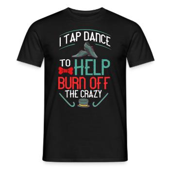 Stepptanz Anfänger Schuhe Musik lernen Tänzer - Männer T-Shirt - Schwarz - Vorne - AI Model Male 178 light (178cm)