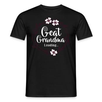 Arrière-grand-mère Grand-mère Arrière-grands-parents Grand-mère - T-shirt homme - noir - Devant - AI Model Male 178 light (178cm)