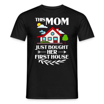 Home Home House Purchase Property - Men's T-Shirt - black - Front - AI Model Male 178 light (178cm)