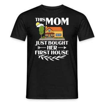 Home Home House Purchase Property - Men's T-Shirt - black - Front - AI Model Male 178 light (178cm)