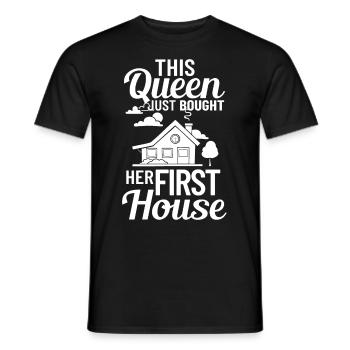 Home Home House Purchase Property - Men's T-Shirt - black - Front - AI Model Male 178 light (178cm)
