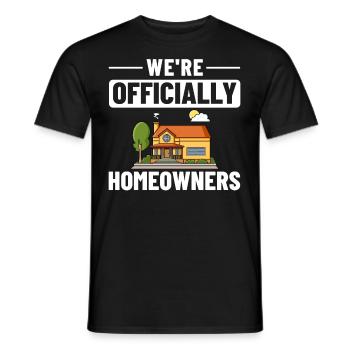 Home Home House Purchase Property - Men's T-Shirt - black - Front - AI Model Male 178 light (178cm)