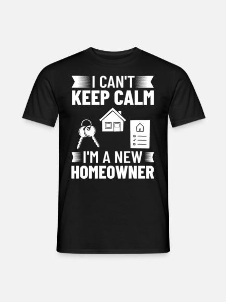 Home Home House Purchase Property - Men's T-Shirt - black