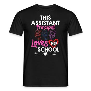Head of School Director Director Head of School Management - Men's T-Shirt - black - Front - AI Model Male 178 light (178cm)