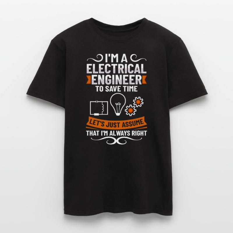Electrical Engineering Engineer Research Development Men's T-Shirt