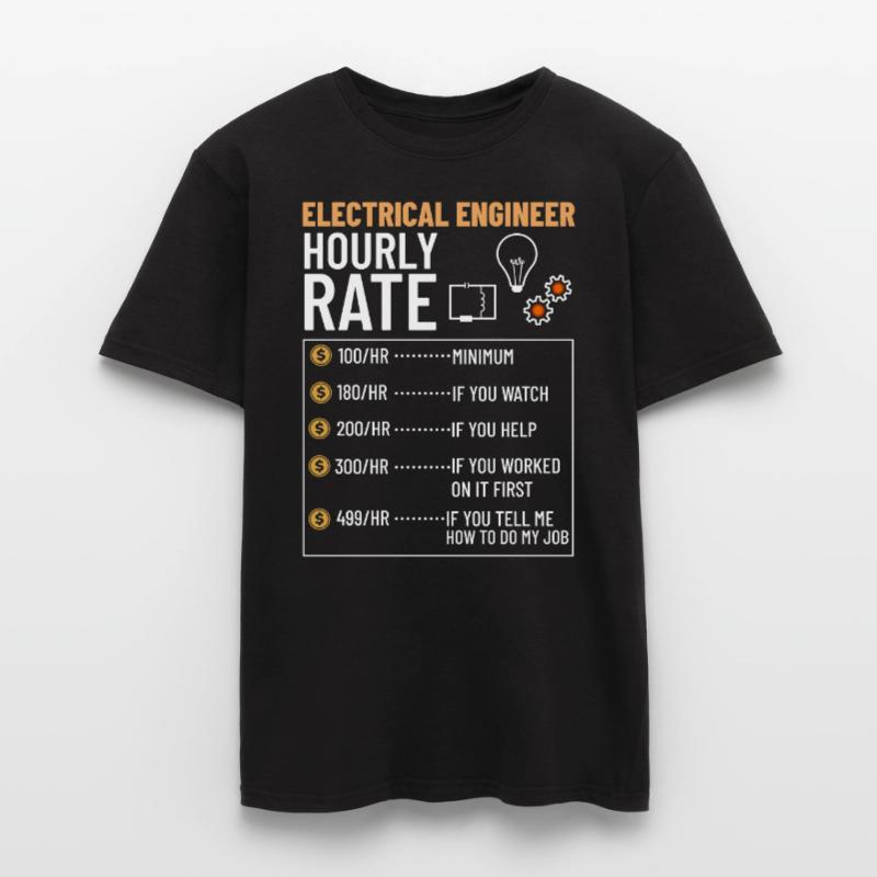 Electrical Engineering Engineer Research Development Men's T-Shirt