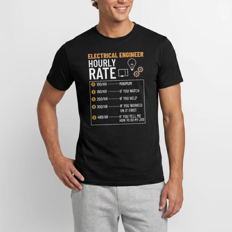 Electrical Engineering Engineer Research Development Men's T-Shirt