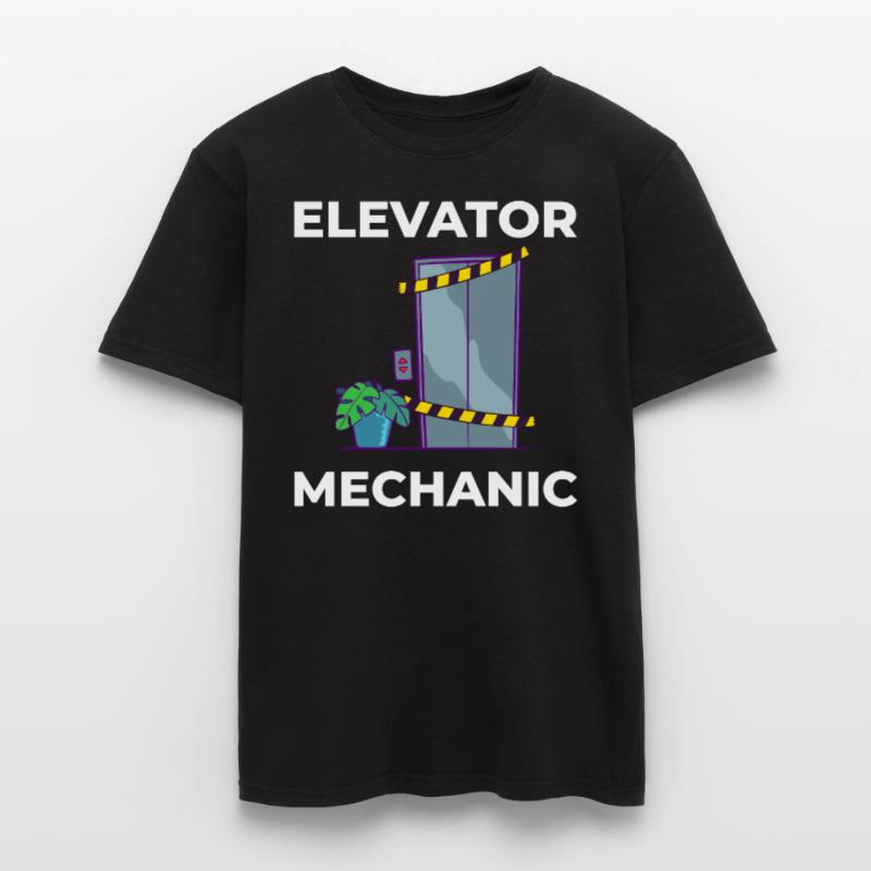 Elevator Elevator Technician Elevator Elevator Men’s T-shirt