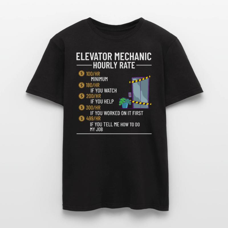 Elevator Elevator Technician Elevator Elevator Men’s T-shirt