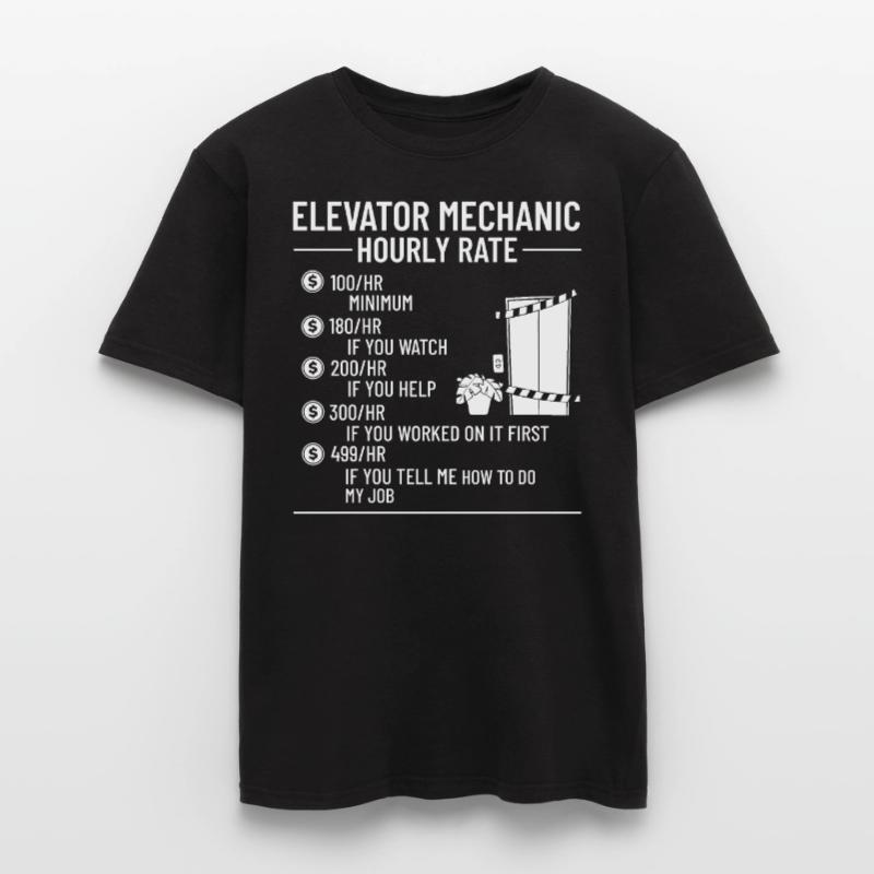 Elevator Elevator Technician Elevator Elevator Men’s T-shirt