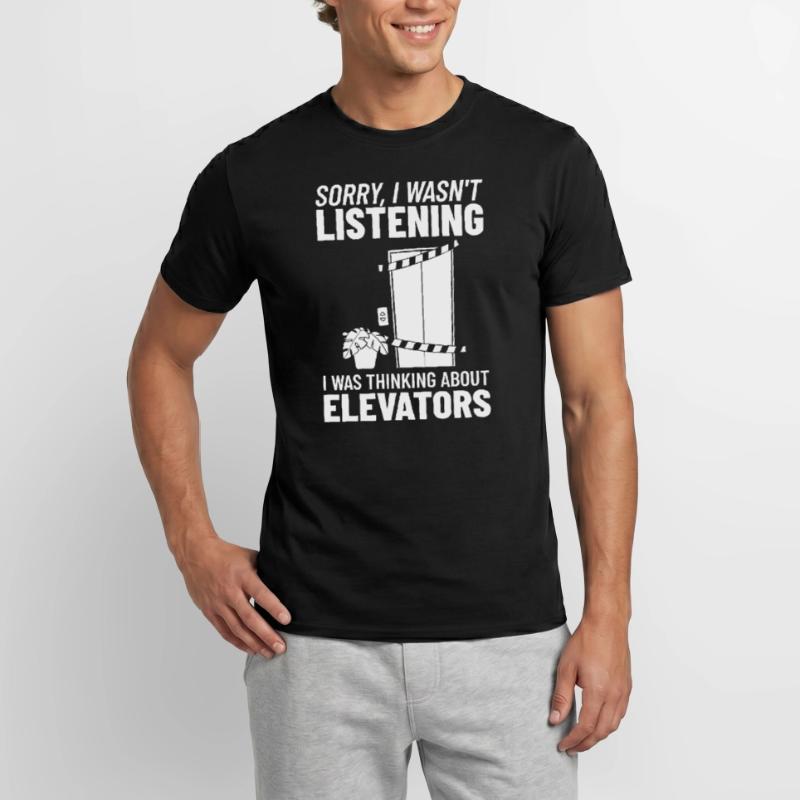 Elevator Elevator Technician Elevator Elevator Men’s T-shirt