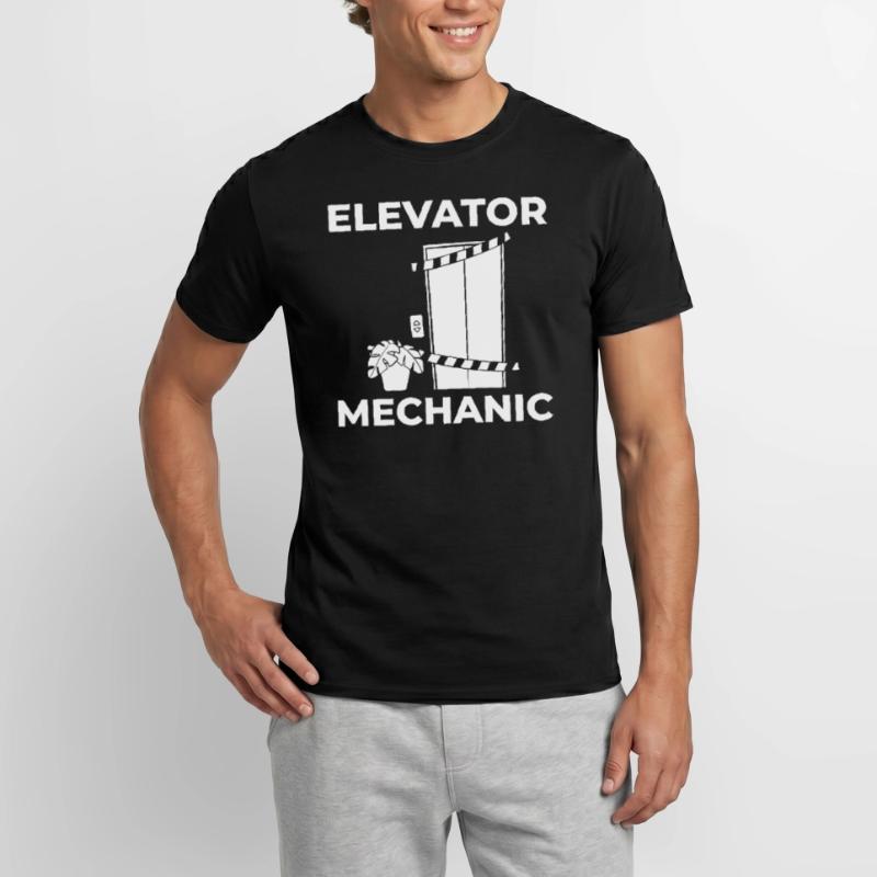 Elevator Elevator Technician Elevator Elevator Men’s T-shirt