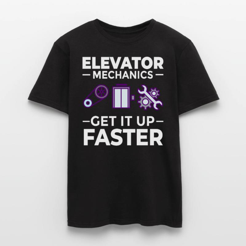 Elevator Elevator Technician Elevator Elevator Men’s T-shirt