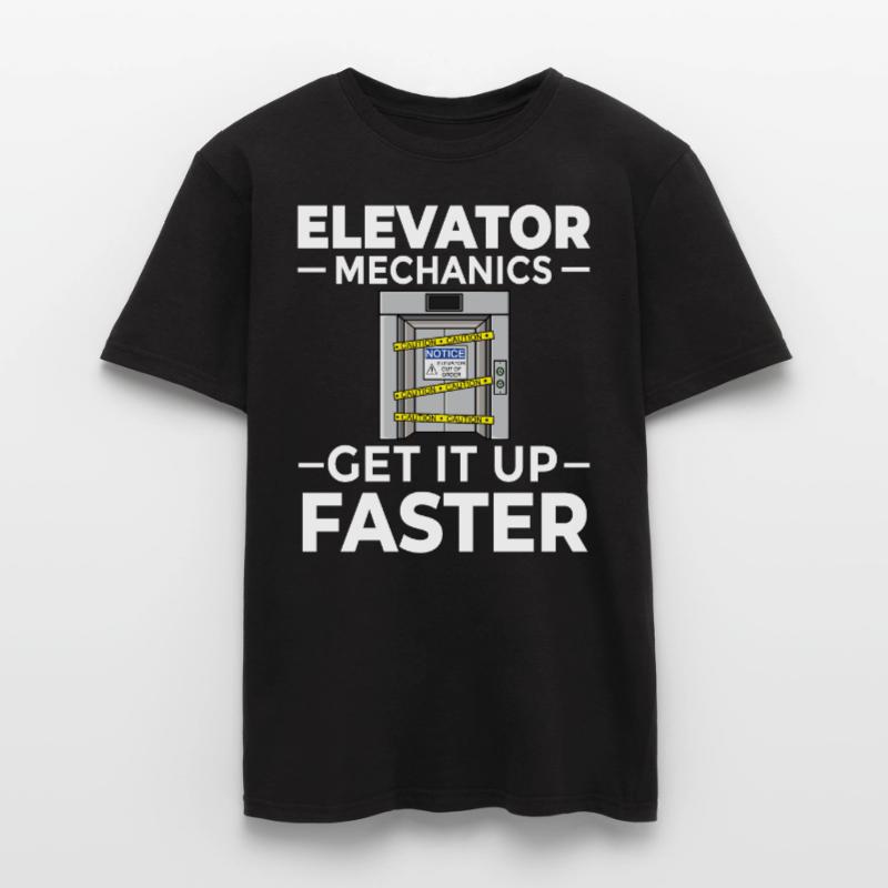 Elevator Elevator Technician Elevator Elevator Men’s T-shirt