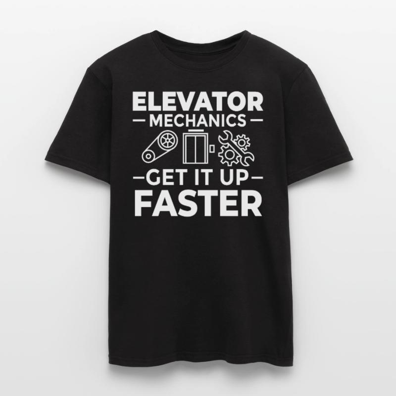 Elevator Elevator Technician Elevator Elevator Men’s T-shirt