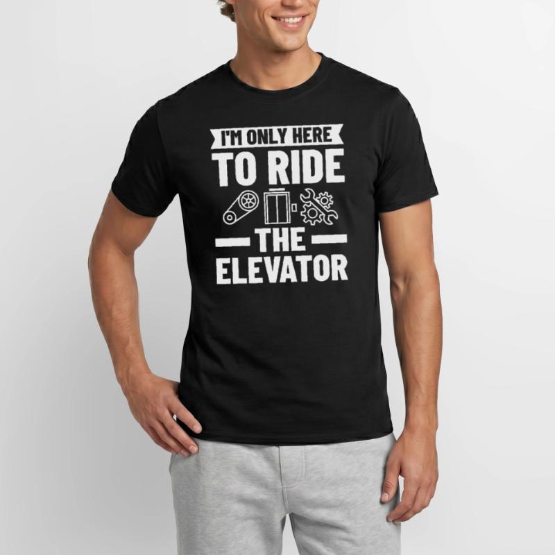 Elevator Elevator Technician Elevator Elevator Men’s T-shirt