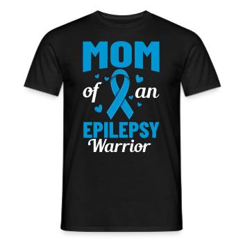 Epilepsie Krampf Erkrankung Epileptischer Anfall - Männer T-Shirt - Schwarz - Vorne - AI Model Male 178 light (178cm)