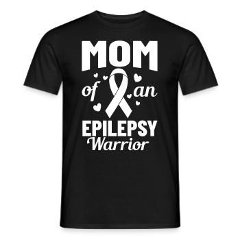 Epilepsie Krampf Erkrankung Epileptischer Anfall - Männer T-Shirt - Schwarz - Vorne - AI Model Male 178 light (178cm)