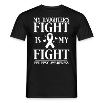 Epilepsie Krampf Erkrankung Epileptischer Anfall - Männer T-Shirt - Schwarz - Vorne - AI Model Male 178 light (178cm)
