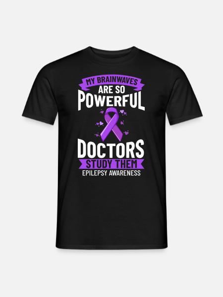 Epilepsy Convulsive disease Epileptic seizure - Men's T-Shirt - black