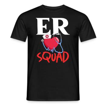 Emergency Room Emergency Nurse First Aid - Men's T-Shirt - black - Front - AI Model Male 178 light (178cm)